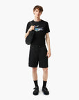 Lacoste Sport Tennis Shorts In Solid Diamond Weave Taffeta | LEVISONS