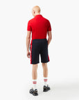 Lacoste Regular Fit Cotton Fleece Colourblock Shorts | LEVISONS
