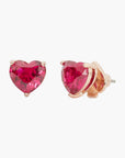 Kate Spade My Love Heart Studs | LEVISONS