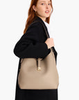 Kate Spade Deco Pebbled Leather Large Shoulder Bag | LEVISONS