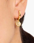 Kate Spade Heritage Bloom Huggie Drop Earrings | LEVISONS