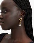 Kate Spade Interlock Linear Earrings | LEVISONS