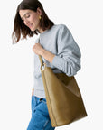 Kate Spade Halo Glazed Leather Large Bucket Bag | LEVISONS