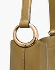 Kate Spade Halo Glazed Leather Bucket Bag | LEVISONS