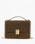 Kate Spade Deco Suede Chain Shoulder Bag | LEVISONS