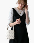 Kate Spade Halo Studded Mini Bucket Bag | LEVISONS