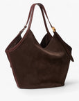 Kate Spade Deco Suede Large Tulip Tote | LEVISONS