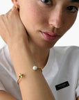 Kate Spade Spade Flower Pearl Cuff | LEVISONS