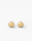 Kate Spade Sculpted Spade Studs | LEVISONS