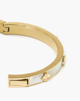 Kate Spade Spade Flower Hinged Bangle | LEVISONS