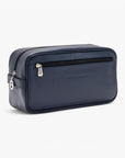 Longchamp Le Foulonne Toiletry Case Navy | LEVISONS