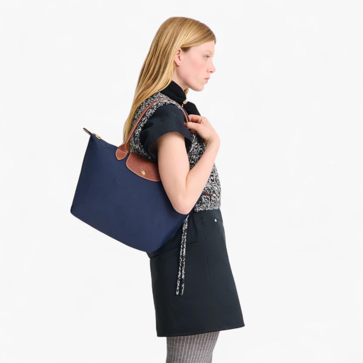 おさる　y.a.r.n. original shoulder bag Ossian Grey Multicolour Crochet Shoulder Bag - Miss Polyplexi