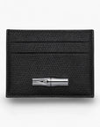 Longchamp Le Roseau Card Holder Black | LEVISONS