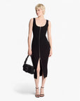 Michael Kors Ribbed Stretch Knit Zip Dress | LEVISONS