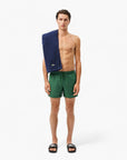 Lacoste Lightweight Monochrome Swim Trunks | LEVISONS