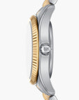 Michael Kors Lexington Pavé Two-Tone Watch And Slider Bracelet Gift Set | LEVISONS