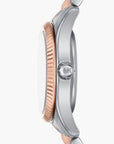 Michael Kors Lexington Pavé Two-Tone Watch And Slider Bracelet Gift Set | LEVISONS