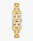 Fossil Mini Empire Pavé Gold-Tone Bangle Watch | LEVISONS