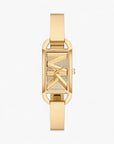 Fossil Mini Empire Pavé Gold-Tone Bangle Watch | LEVISONS