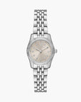 Michael Kors Petite Lexington Pavé Silver-Tone Watch | LEVISONS
