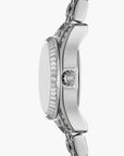 Michael Kors Mini Lexington Pavé Silver-Tone Watch | LEVISONS