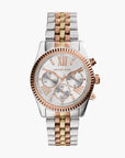 Michael Kors Oversized Lexington Tri-Tone Watch | LEVISONS