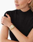 Michael Kors Lexington Gold-Tone Watch | LEVISONS