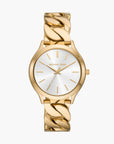 Michael Kors Slim Runway Gold-Tone Curb-Link Watch | LEVISONS