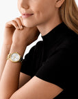 Michael Kors Slim Runway Gold-Tone Curb-Link Watch | LEVISONS