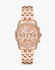Fossil Mini Bryant Pavé Rose Gold-Tone Watch | LEVISONS