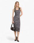Michael Kors Leopard Jacquard Knit Dress | LEVISONS