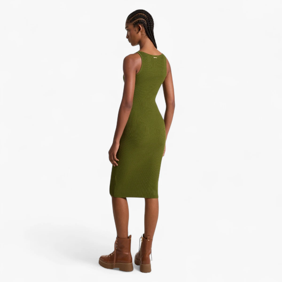 Ribbed Stretch Knit Midi Tank Dress Levisons Ribbed Stretch Knit Midi Tank Dress Levisons