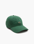Lacoste Unisex Lacoste Organic Cotton Twill Cap | LEVISONS
