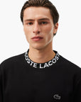 Lacoste Graphic Jacquard Crew Neck Sweatshirt | LEVISONS