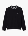 Lacoste Graphic Jacquard Crew Neck Sweatshirt | LEVISONS