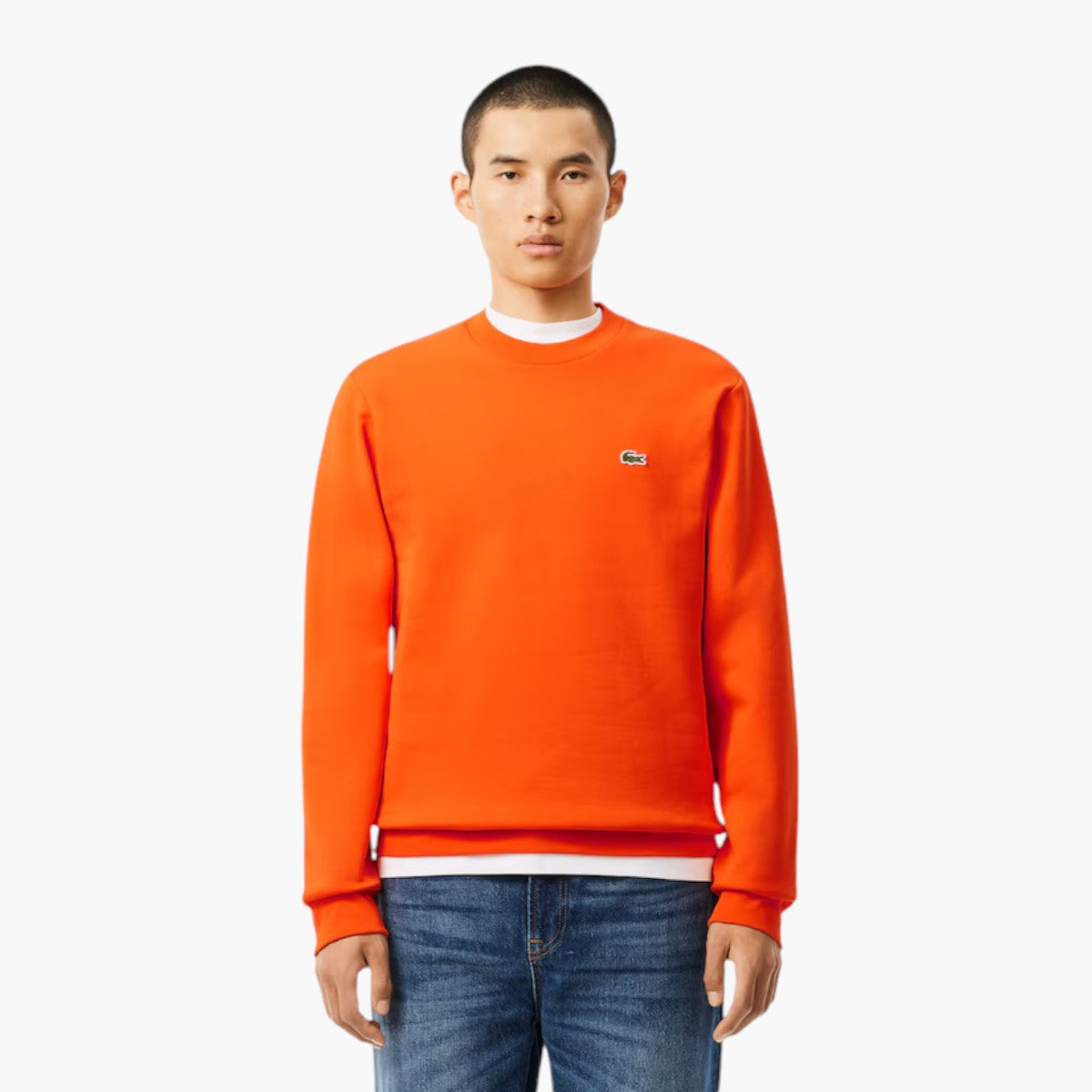 Lacoste Sweatshirt Orange Fleece Sweatshirt - Main Image