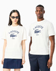 Lacoste Signature Print Cotton T-Shirt | LEVISONS