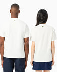 Lacoste Signature Print Cotton T-Shirt | LEVISONS