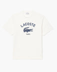 Lacoste Signature Print Cotton T-Shirt | LEVISONS