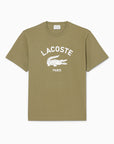 Lacoste Signature Print Cotton T-Shirt | LEVISONS