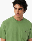 Lacoste Cotton T-Shirt With Breast Pocket | LEVISONS