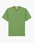 Lacoste Cotton T-Shirt With Breast Pocket | LEVISONS