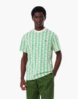 Lacoste Monogram Cotton T-Shirt | LEVISONS