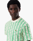 Lacoste Monogram Cotton T-Shirt | LEVISONS