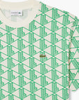 Lacoste Monogram Cotton T-Shirt | LEVISONS