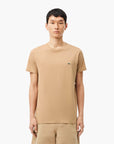 Lacoste Essential Cotton Pima Tee With Crew Neck | LEVISONS