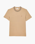 Lacoste Stretch Piqué Stripe Collar T-Shirt | LEVISONS
