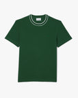 Lacoste Stretch Piqué Stripe Collar T-Shirt | LEVISONS