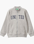 United Colors Of Benetton Sweatshirt In Organic Cotton With Zip | LEVISONS
