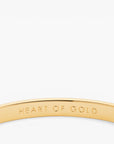 Kate Spade Heart Of Gold Idiom Bangle | LEVISONS